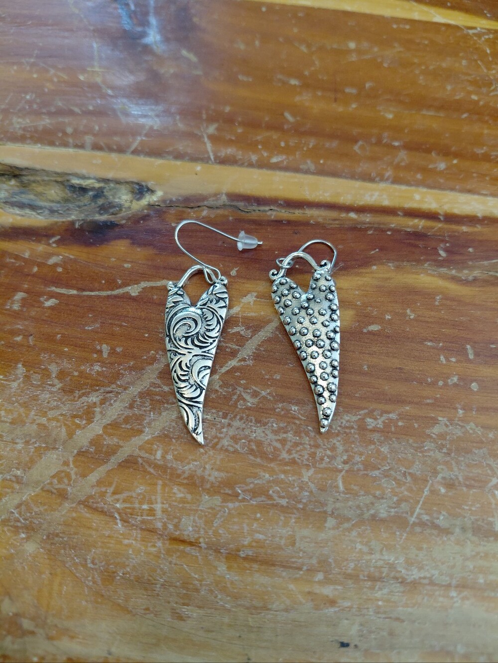 NEW SUNDANCE Stainless Steel Earrings "HEART TO HEART"